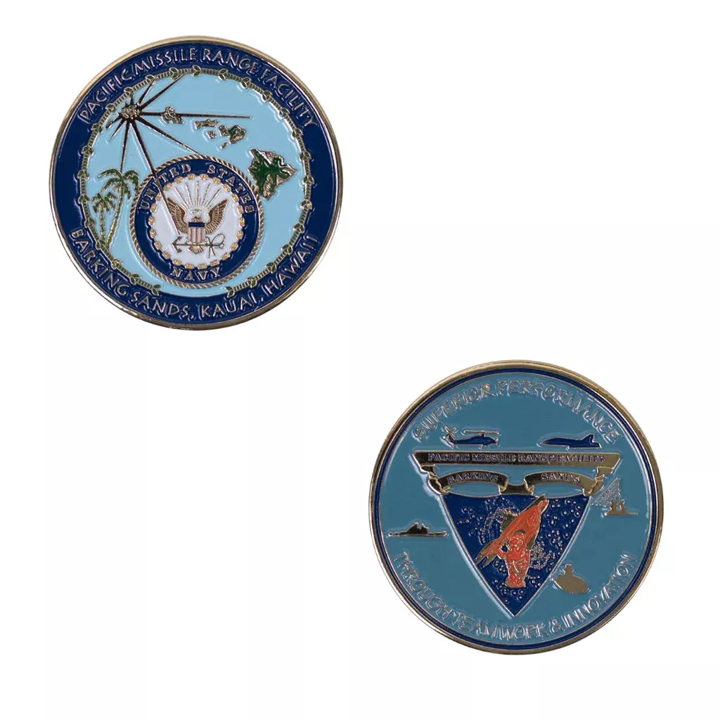 1 3/4" Pacific Missile Range Facility - Barking Sands Coin