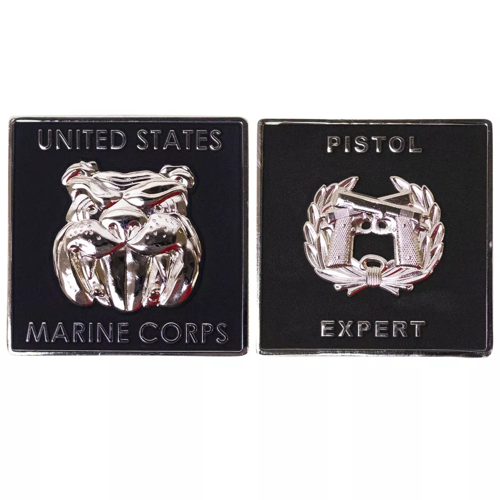 1 3/4" USMC Pistol Expert Coin