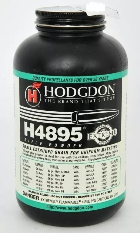 1 LB Bottle of Hodgdon Extreme H4895 Rifle Powder