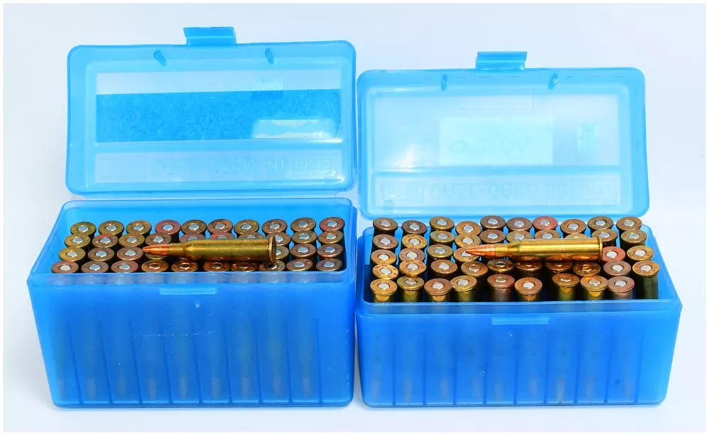 100 Rounds Remanufactured .30-30 WIN/WCF Ammunition in MTM H50-RM Deluxe Flip-Top Rifle Ammo Boxes