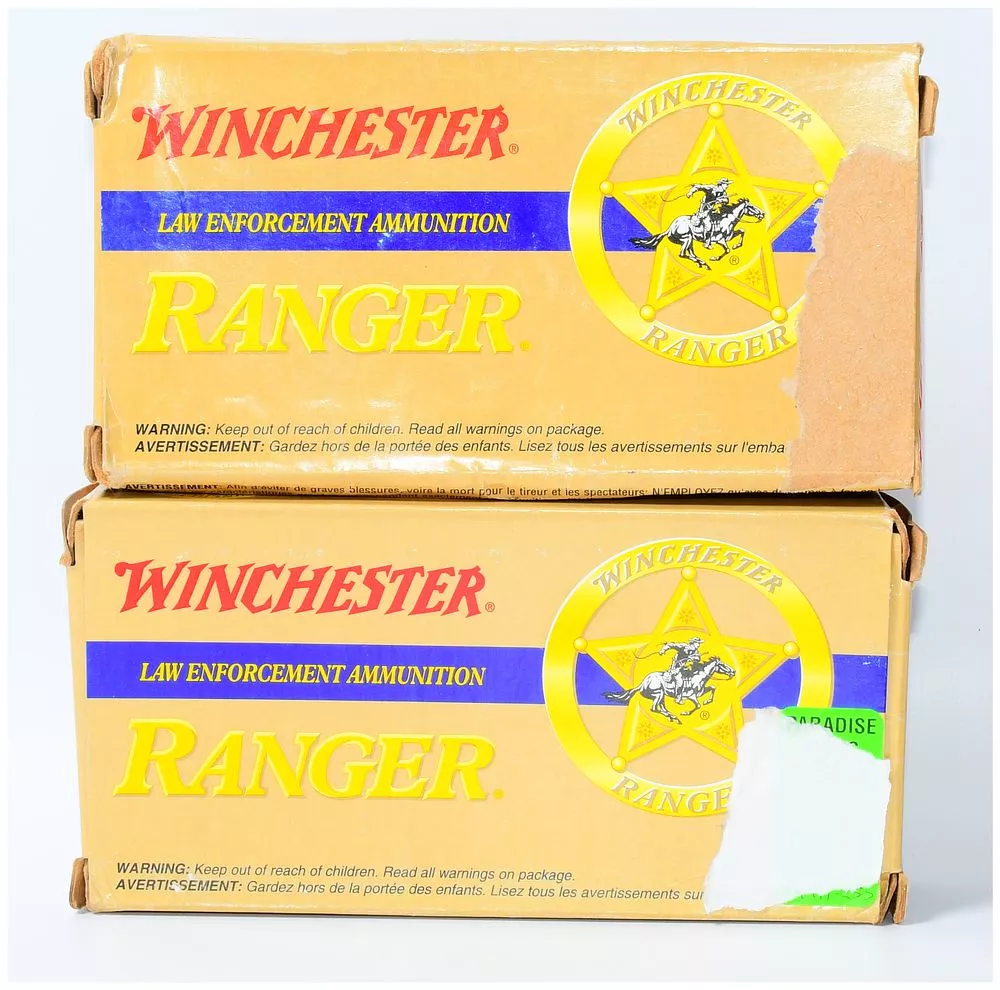 100 Rounds Winchester Ranger Law Enforcement .40 S&W 155 GR. JHP Ammunition
