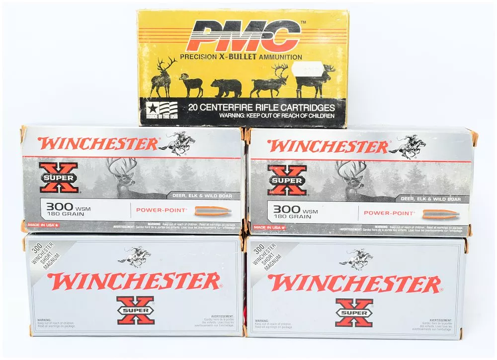 100 Rounds of Winchester Super X and PMC Rifle Ammunition