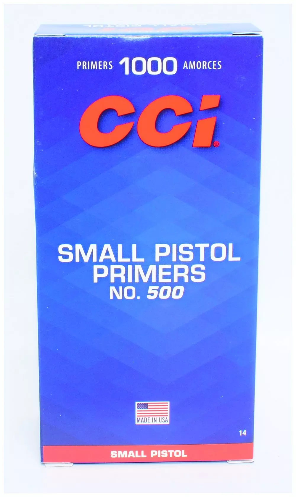1000 Count CCI Small Pistol Primers No. 500