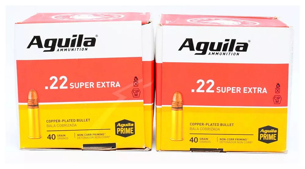 1000 Rounds Aguila Super Extra .22 LR 40 Grain High Velocity Ammunition