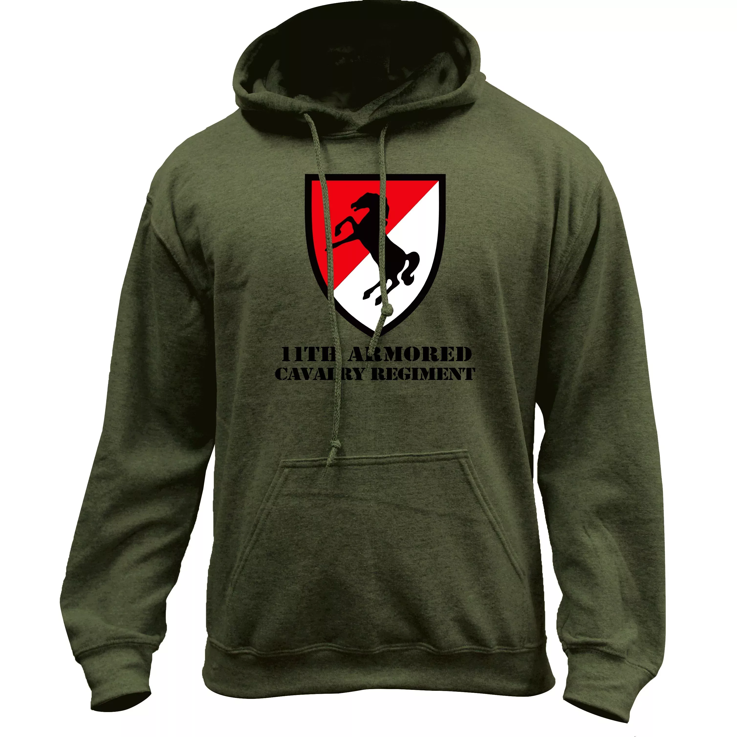 11th Armored Cavalry Full Color Pullover Hoodie