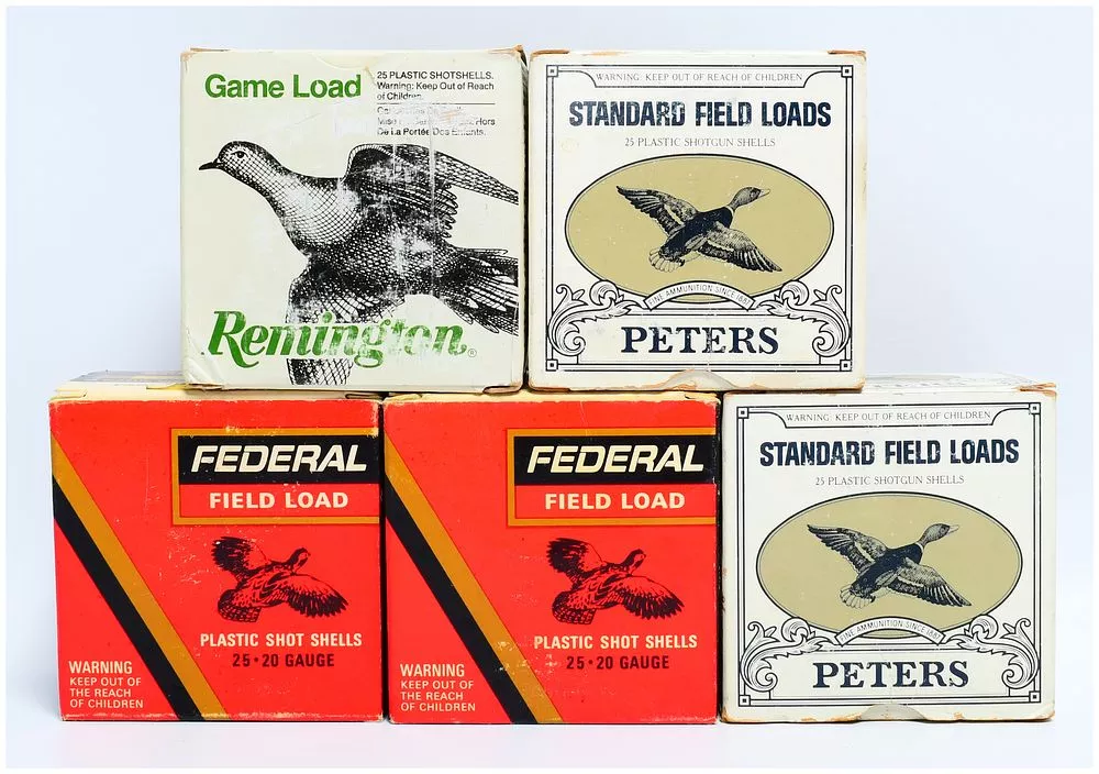 122 Mixed Rounds of Vintage Remington, Peters, and Federal Shotgun Ammunition