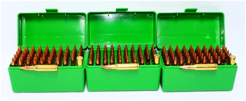 150 Rounds Remanufactured .308 WIN Ammunition in Three MTM 100-Round Flip-Top Rifle Ammo Boxes