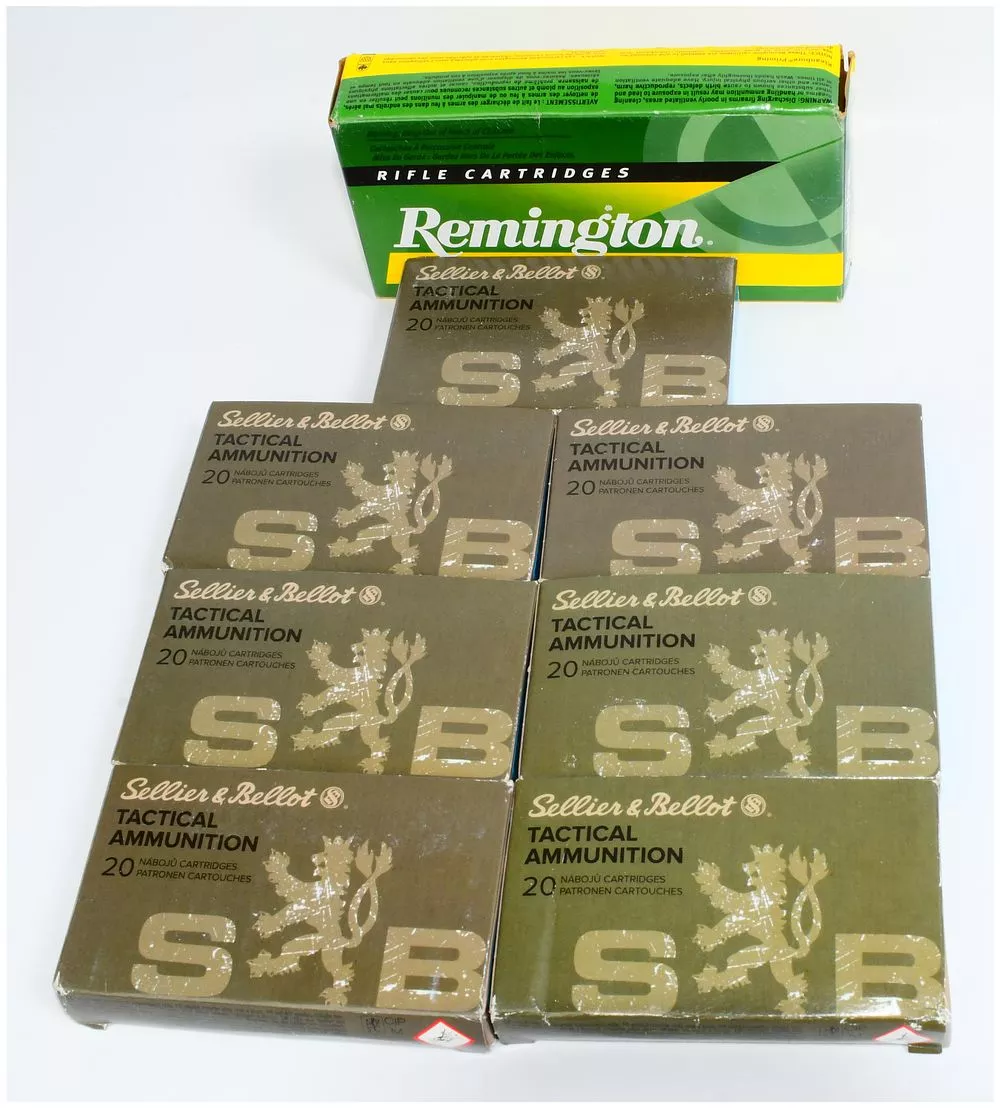 160 Rounds of Remington and Sellier & Bellot .300 AAC Blackout Rifle Ammunition