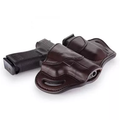 1791 Combo Open Top Multi-Fit Belt Holster 2.1 And Mag 1.2 - Signature Brown - LH