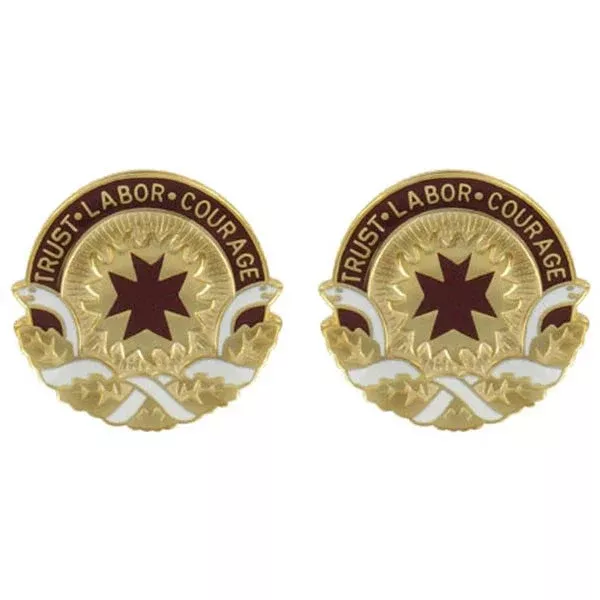 18th Medical Command Unit Crest (Trust Labor Courage)