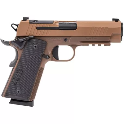 1911-XCARRY EMPEROR SCORPION 45 ACP 4.25'' BBL (2)8RD COYOTE