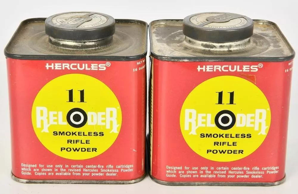 2 1 LB Containers Hercules Reloder 11 Gunpowder