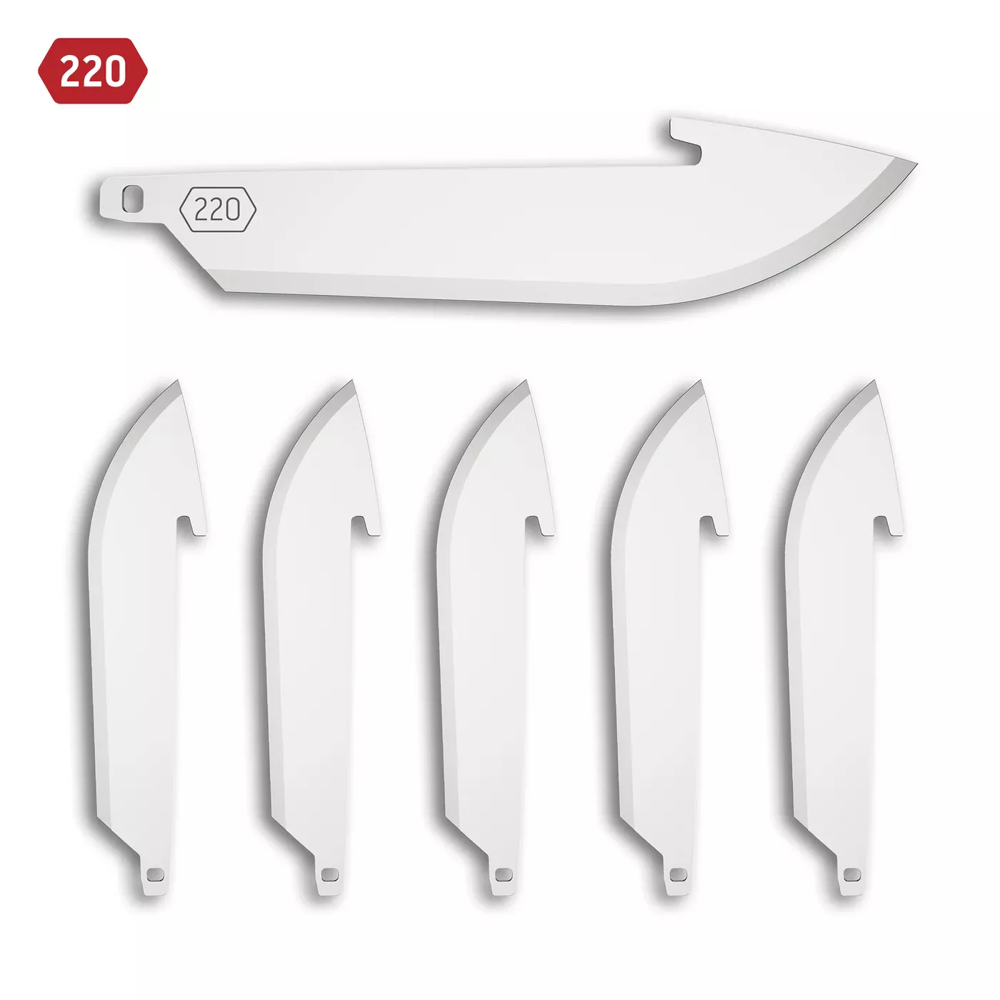 2.2 Drop-point Blade Pack (6 Blades)