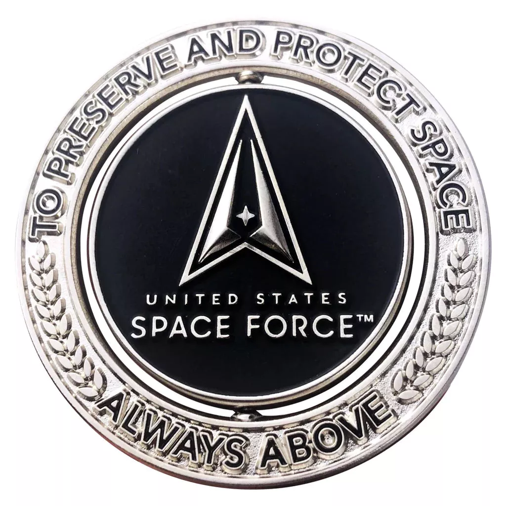 2" Spinner US Space Force Coin