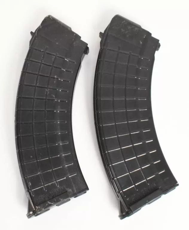 2 Unmarked AK-47 30 Rd Magazine