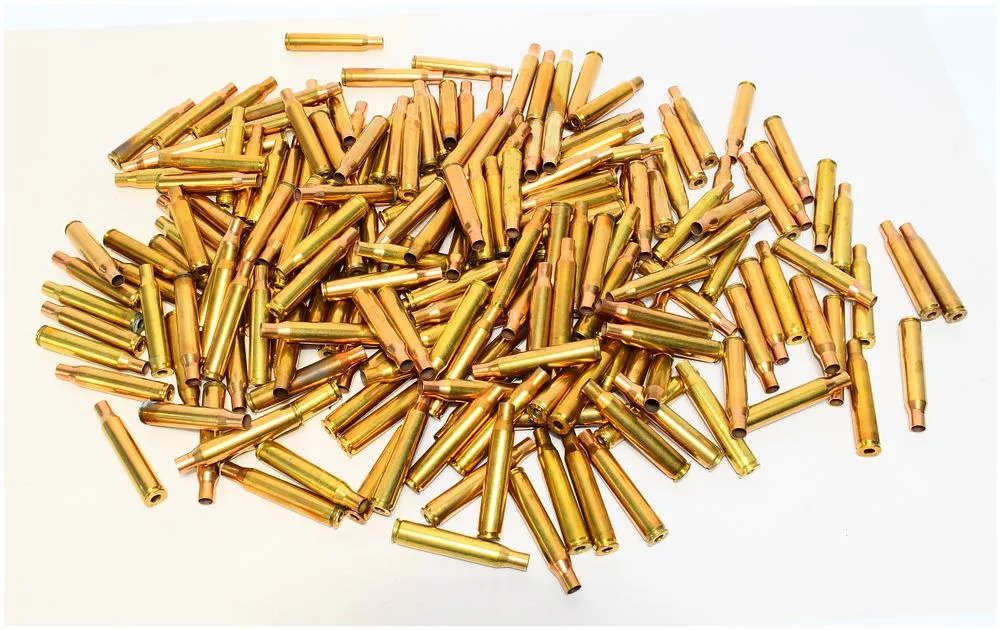 200 Count PMC 280 REM Once-Fired Empty Brass Casings