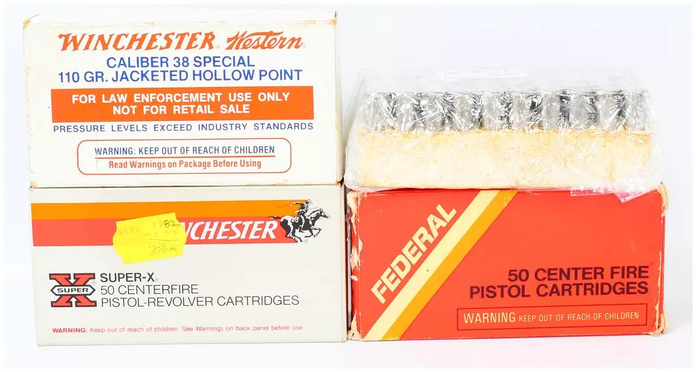 200 Rounds Mixed Head Stamped Remanufactured Ammunition, .38 Special and .38 Special +P by Winchester and Federal