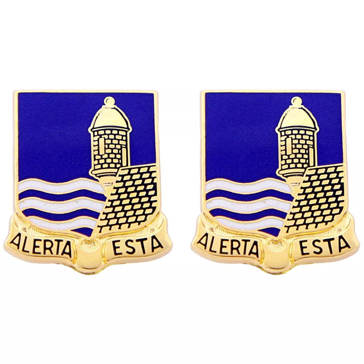 296th Infantry Regiment Unit Crest (Alerta Esta)