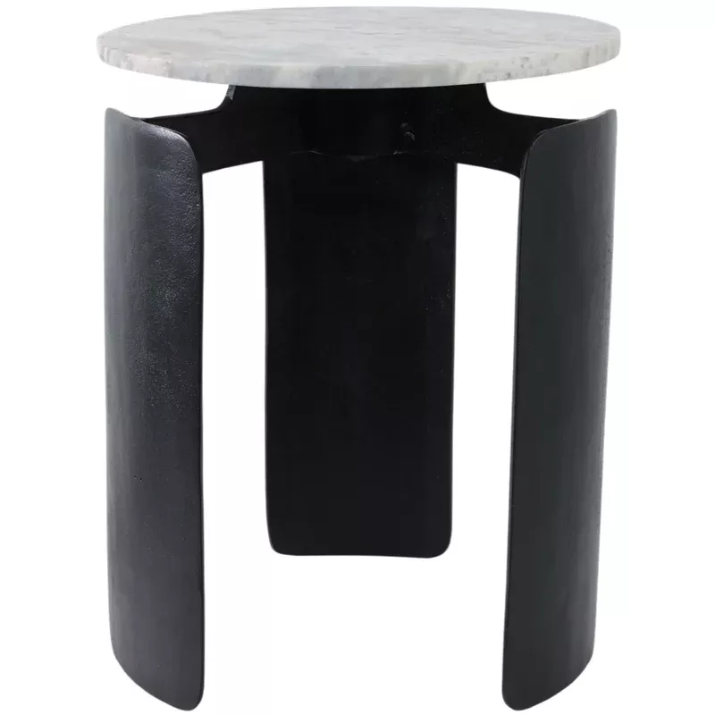 3-footed accent table grey