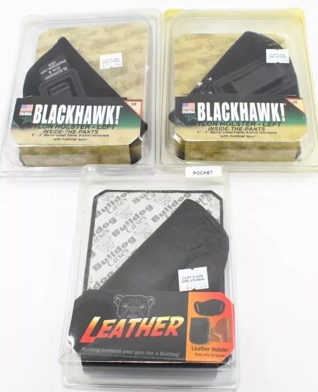 3 New In the Package Holsters