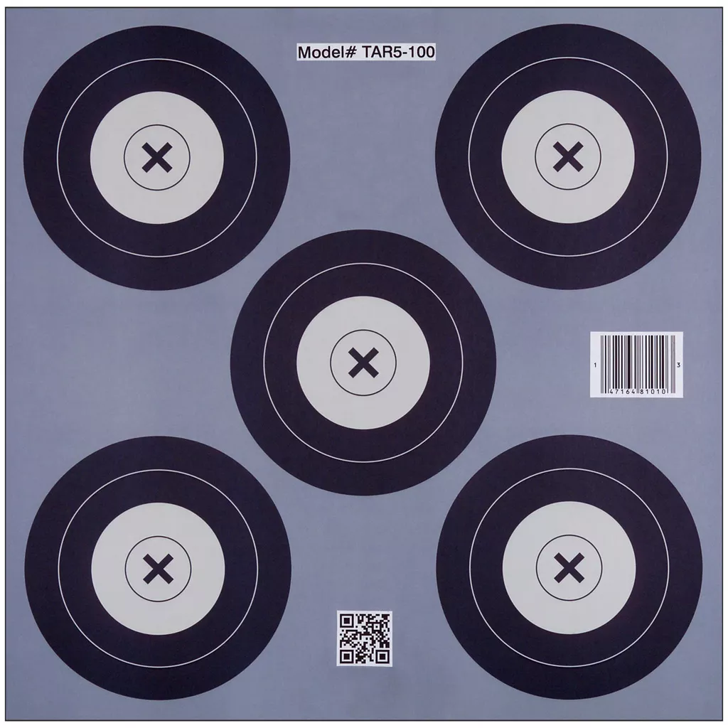 30-06 Paper Targets 5 Spot - 100 Pack Shooting Targets