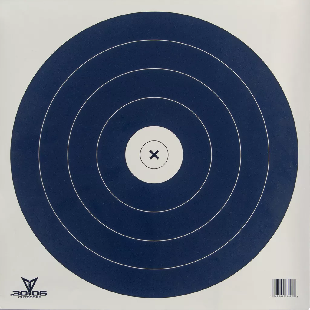 30-06 Paper Targets Single Spot - 100 Pack for Precision Shooting