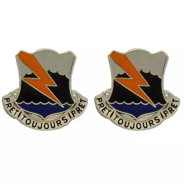 304th Signal Battalion Unit Crest (Pret Toujours Pret)