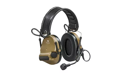3M PELTOR ComTac VI Defender Electronic Earmuff - Coyote Brown