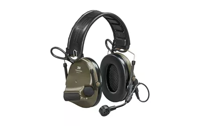 3M PELTOR ComTac VI Defender Electronic Earmuff - OD Green