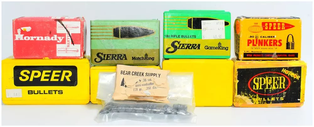 460 Count Reloading Bullet Tips by Hornady, Sierra (MatchKing, GameKing), and Speer for 7mm, .38 SPL, & .44 Caliber