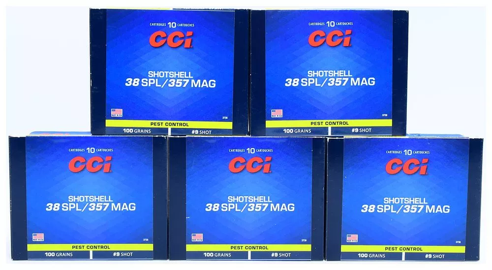 50 Rounds CCI Shotshell .38 Special/.357 Magnum Pest Control Ammunition