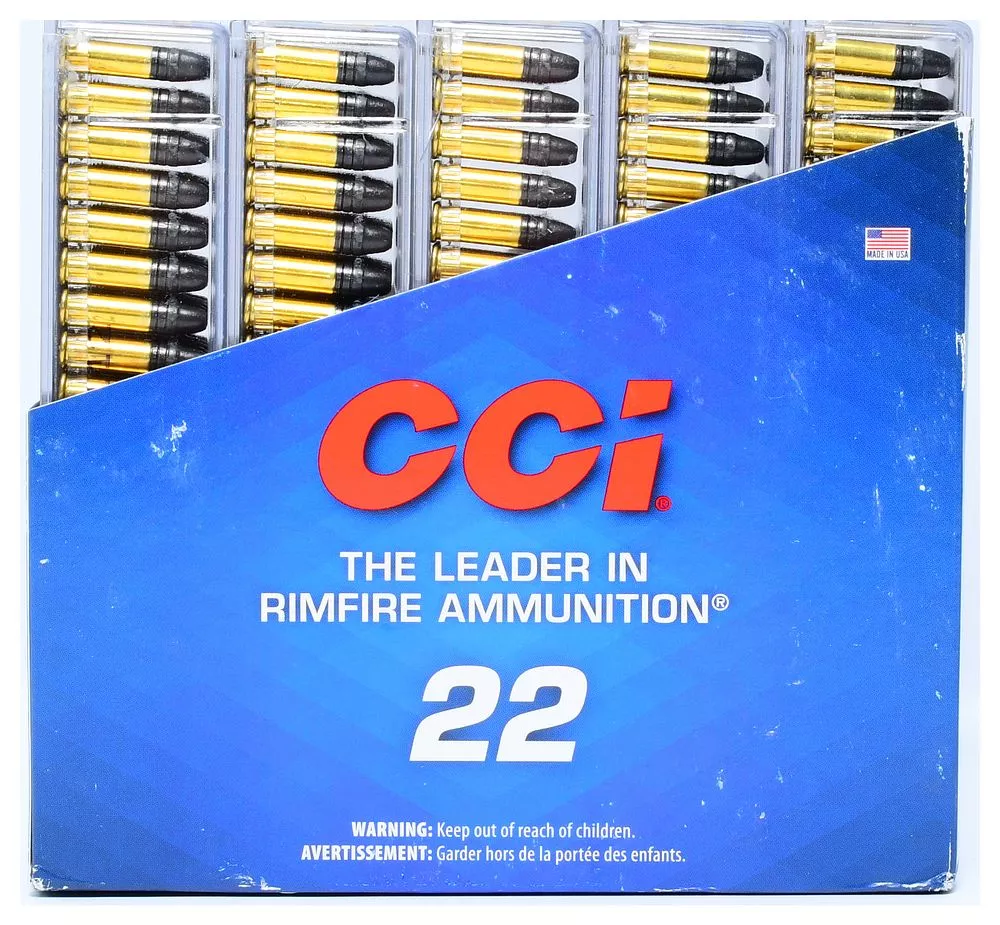 500 Rounds CCI Sub-Sonic 22 LR 40 Grain Lead Hollow Point Ammunition