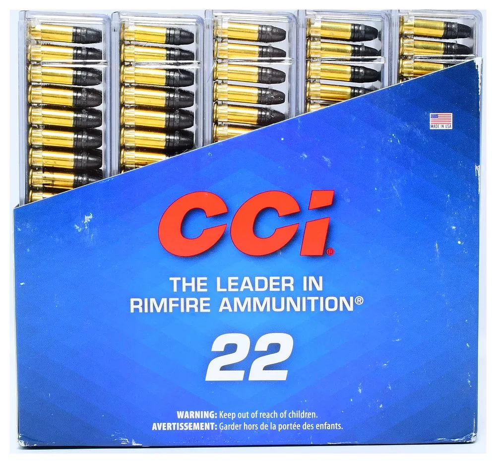 500 Rounds CCI SubSonic 22 LR 40 Grain Lead Hollow Point Ammunition