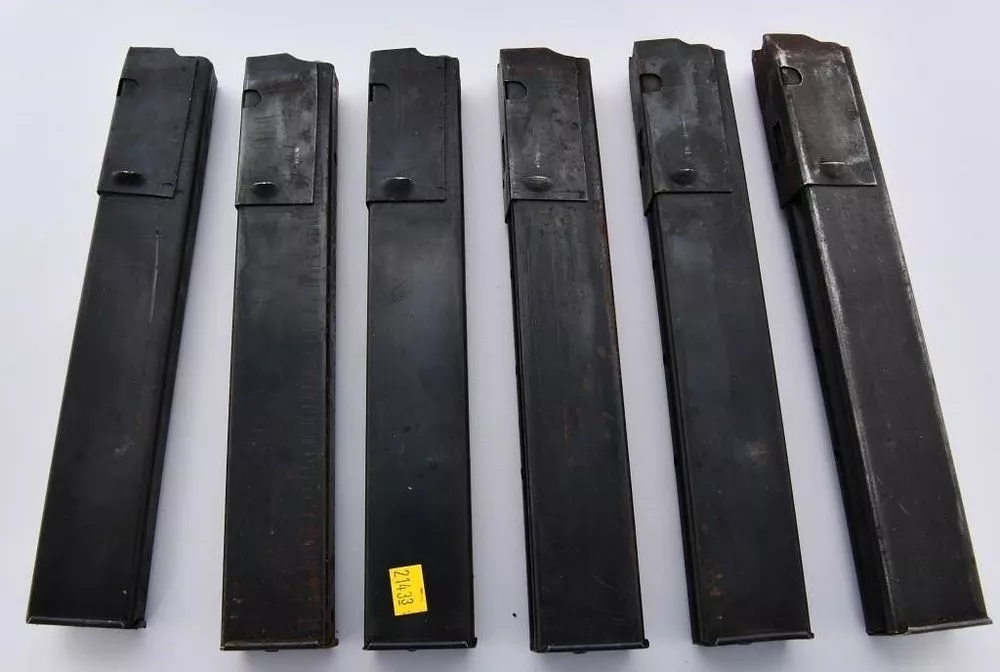 6 32 Round Sten Metal Magazines