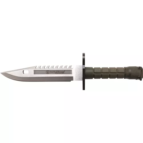 8 In Special Ops M-9 Bayonet Special Force Knife-green Polymer Scabbard