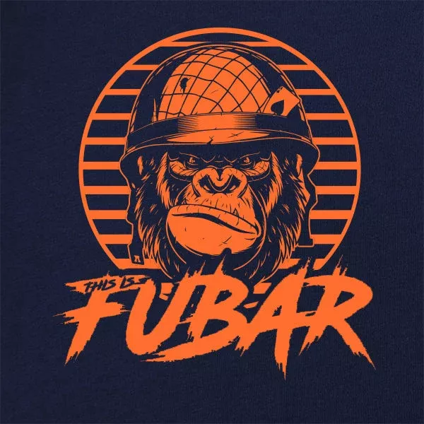 80's Gorilla This Is FUBAR Pullover Hoodie