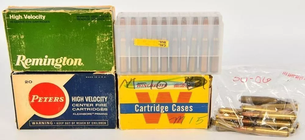 91 Rounds Of Mixed .30-06 SPRG Ammunition