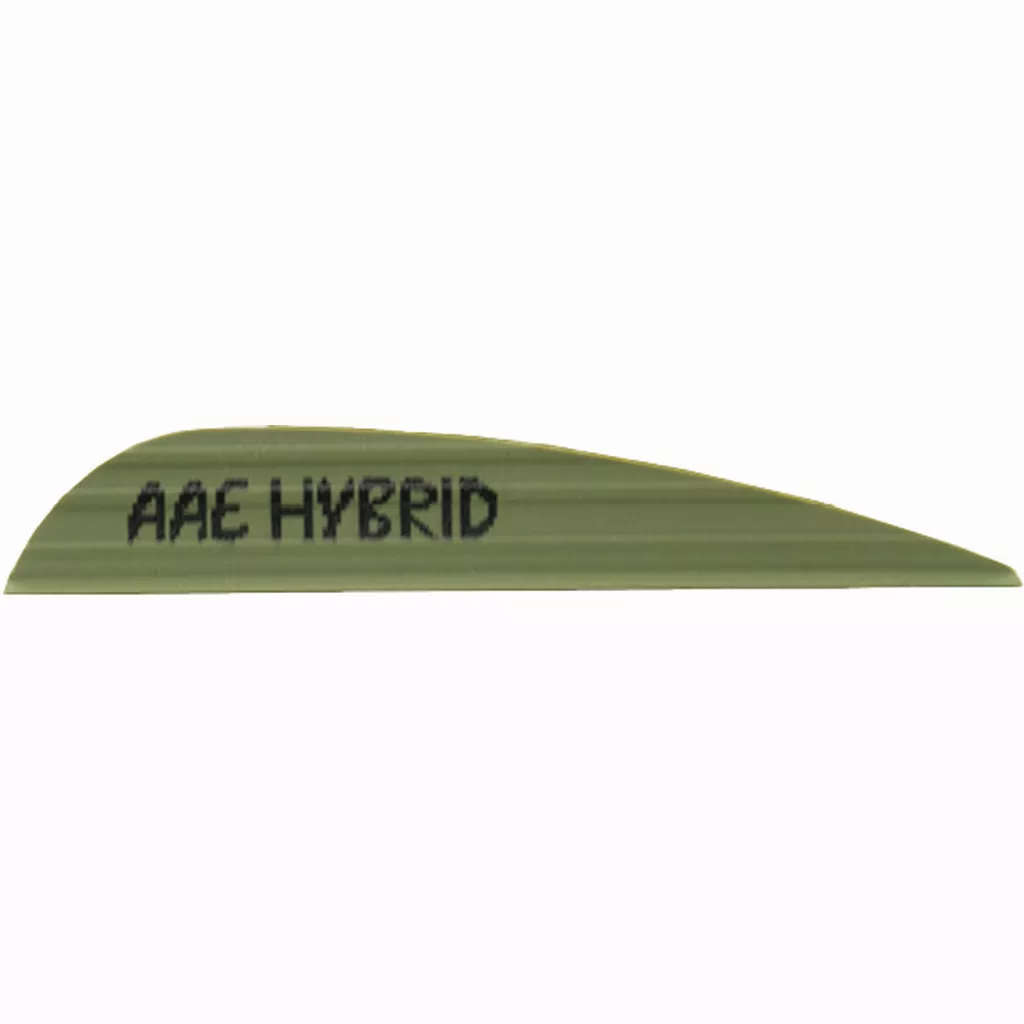 AAE Hybrid 26 Vanes OD Green - 50 Pack for Archery