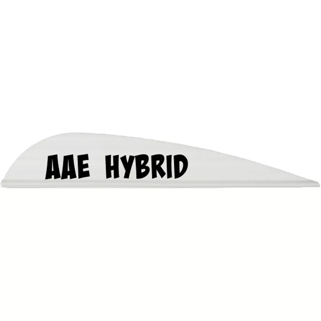 AAE Hybrid 26 Vanes White - 50 Pack for Archery