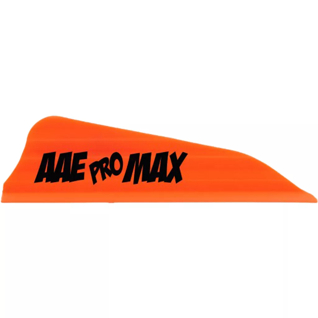AAE Pro Max Vanes - Fire Orange 50 pk for Archery