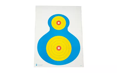 Action Target Colorful Silhouette Shooting Targets - 100 Pack