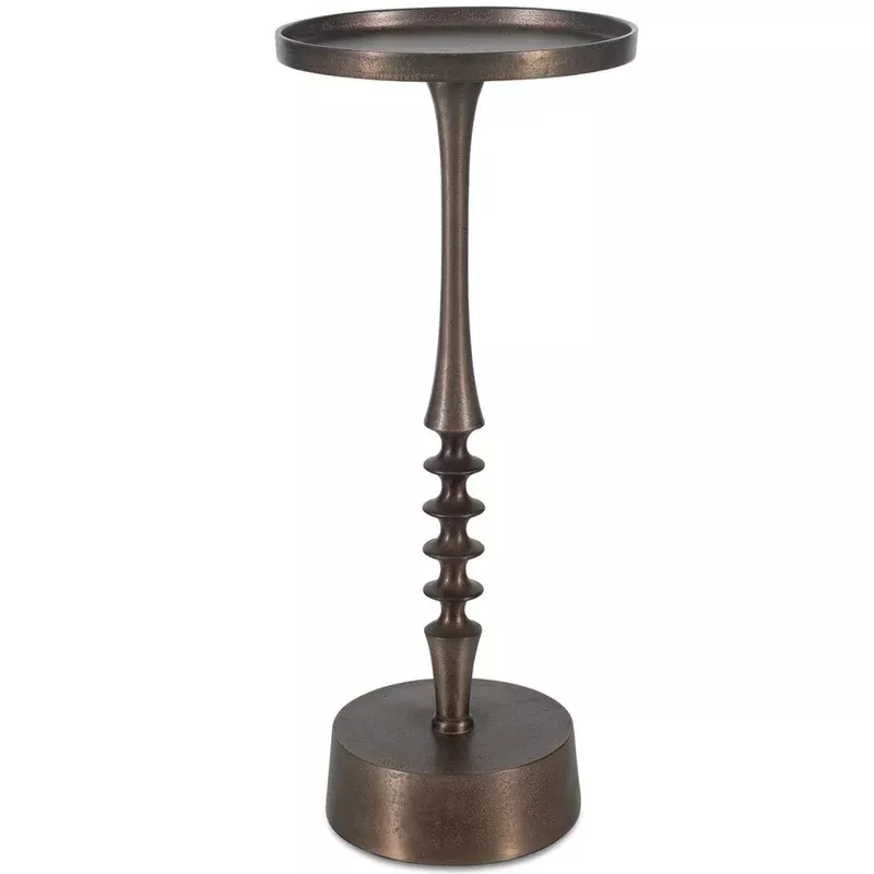 addyson accent table antique bronze
