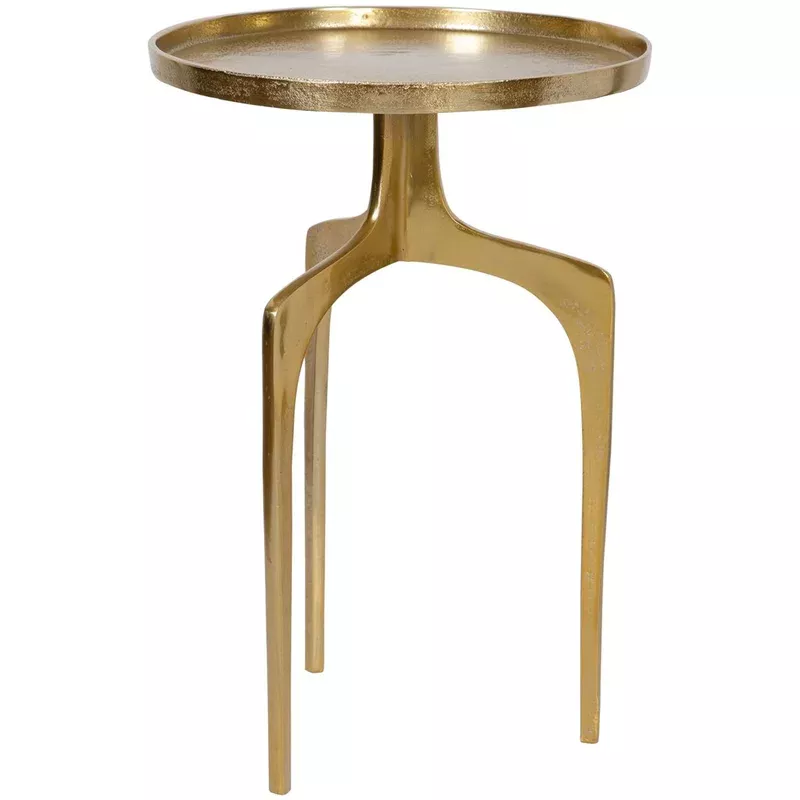 adley accent table soft gold