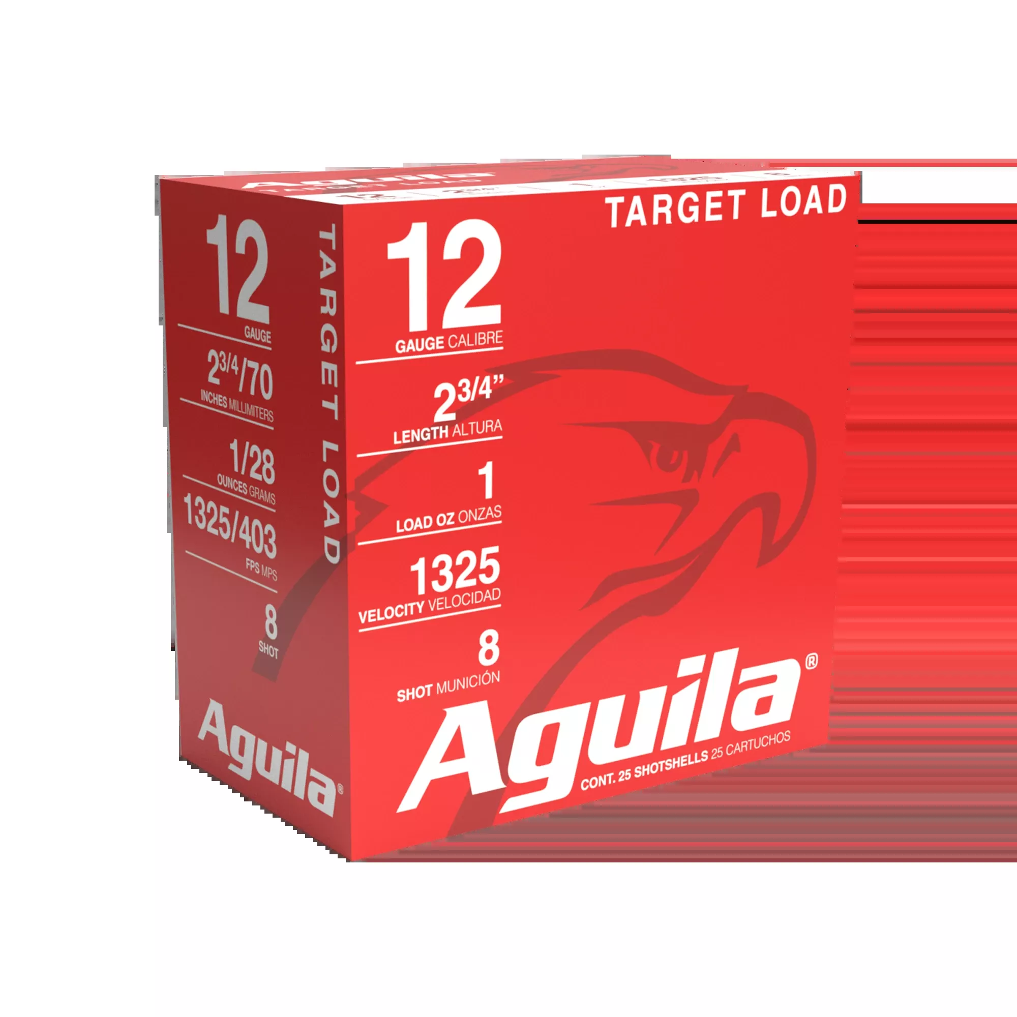 Aguila 12GA 2 3/4" High Velocity #8 - 25rd Box 640420002910
