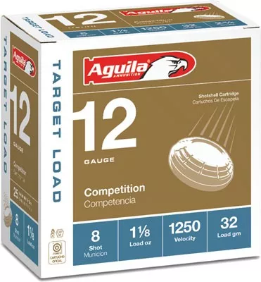 Aguila 12GA 2.75" - 1-1/8oz #8, 250rd Case 640420008424