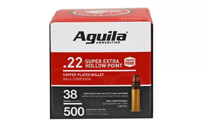 Aguila .22 LR 38gr CPHP - 500 Rounds