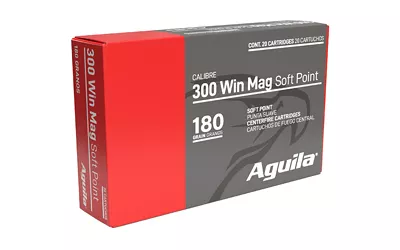 AGUILA .300 Win Mag 180GR Soft Point Ammo - 20 Rounds