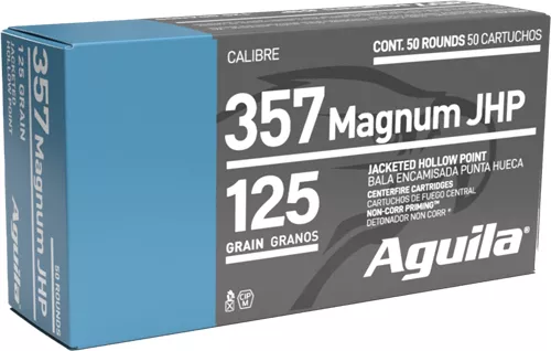 AGUILA AMMUNITION .357 MAGNUM 125GR JHP 50 Rounds