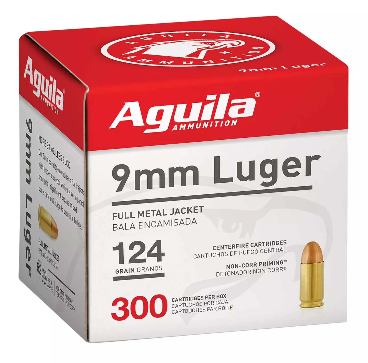 AGUILA AMMUNITION 9mm 124GR 300 Rounds