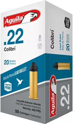 AGUILA COLIBRI 22LR 20GR LEAD-RN 1000RD CASE LOT